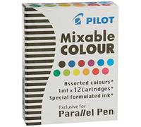 Pilot Refills Parallel - 12 Colors Assorted Fountain Pen Cartridge - P77312