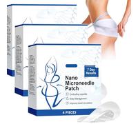 3 Boxes SMGT-GLP-1 Nano Microneedle Patch, Micro Needle Patches, Ginger Patches, Firming Skin and Body Shaping Care, Gentle Soothing Massage, Body Management & Curves for Women, Cruelty-Free