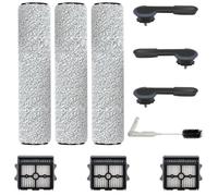 3 Brush Roller and 3 Filters Accessories for Tineco Floor One Stretch S6/ S6 Stretch Lite/Switch S6 Stretch/Switch S7 Stretch/ S7 Stretch Steam/ i6 Stretch/ i5 Stretch/ S9 Artist Wet Vacuum Cleaner
