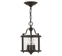 3 Bulb Ceiling Pendant Light Fitting Olde Bronze LED E14 60W Bulb