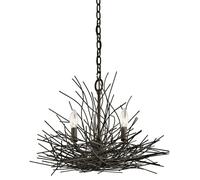 3 Bulb Chandelier Hanging Pendant LIght Olde Bronze LED E14 60W Bulb