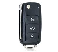 3 Button Replacement Remote Flip Key Fob Case Shell Fix Compatible With Vw Golf Mk6 Beetle Jetta Polo Skoda Sharan Seat Tiguan Touran Octavia