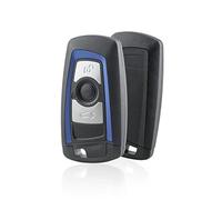 3 Buttons BMW Blue Remote Car Key Case FOR Bmw 1 2 3 4 SERIES F20 F22 F30 F31 F32 with Uncut Blade