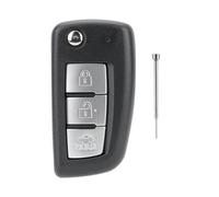 3 Buttons Car Key Case For Nissan Juke, X-Trail, Micra, Pulsar, Qashqai with Pin Removal Tools