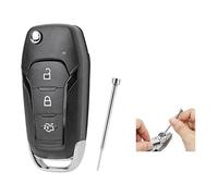 3 Buttons For Ford Ranger Fiesta Focus Fusion Mustang Transit Connect Custom MK8 Ka Tourneo Mondeo Edge Key HU101 Blade with Pin Removal Tools