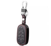 3 buttons Leather Car Key Cover Case Auto Remote Control Shell Fob Keychain Fit For Alfa Romeo Mito Giulietta 159 GTA
