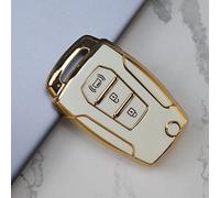 3 Buttons TPU Key Cover Shell Car Key Cover, for SsangYong Kyron 2 Sanka Actyon Korando Tivoli Remote Key Case Keychain