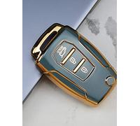 3 Buttons TPU Key Cover Shell Car Key Cover, for SsangYong Kyron 2 Sanka Actyon Korando Tivoli Remote Key Case Keychain