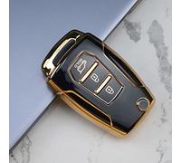 3 Buttons TPU Key Cover Shell Car Key Cover, for SsangYong Kyron 2 Sanka Actyon Korando Tivoli Remote Key Case Keychain