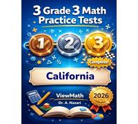 3 California CAASPP Grade 3 Math Practice Tests: Full-Length Test Prep with Detailed Answer Explanations