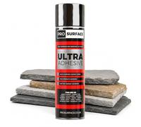 3 Cans High Temperature Spray Adhesive for Masonry, Tile, Slab & Rough Surface Bonding - Heat Resistant 110°C Contact Glue - Pro Surface 500ml