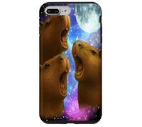 3 Capybara Moon Giant Rodents Weird Howling Parody Case for iPhone 7 Plus/8 Plus