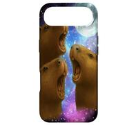 3 Capybara Moon Giant Rodents Weird Howling Parody Case for iPhone Air