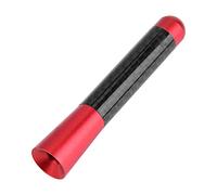 3” Car Antenne,KIMISS Universal Radio Antenna Aerial Strong Short Car Aerial Carbon Fiber Aluminum Alloy Antenna (Red)