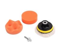 3"Car Waxing Sponge Pad Polishing Kit Auto Detailing Sandpaper Buffing Sanding Disc Polisher Drill Adapter Headlight Restoration(3501)