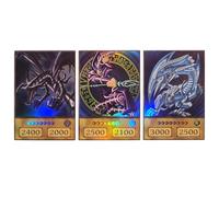 3 Card Anime Orica Holo Set | Blue Eyes White Dragon, Dark Magician, Red Eyes Black Dragon (Ultra Rare)