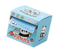 3 Cartoon Design Pull-Out Bookmarks, Removable Sticky Notes for Study & School Project Management Marking Sticky Notes