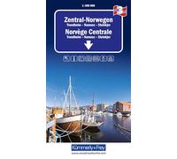 3 Central Norway Road Map 1:300,000: Trontheim, Namsos, Steinkjer inkl. Reiseinformationen (Regional maps - Norway)