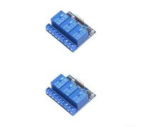 3 Channel 5V Relay Module with Optocoupler for Arduino and Sensor Modules for Managing Multiple Load Connections (5V)