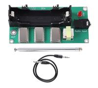 3 Channel AM Transmitter - 1 MHz 3 MHz 5 MHz Amplitude Modulation Device with Antenna and Audio Cable - 3.6V Battery Powered Unit for Radio Receiver Testing and Experimentation
