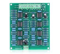 3 Channel Audio Preamp Module with NE5532 Chip, Adjustable Treble Midrange Bass Output, 24dB/Oct Crossover Filter Board for DIY Stereo Amplifier Systems
