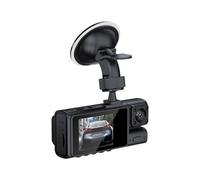 3 Channel Car DVR Motion Detection HD 1080P Driving Recorder G-Sensor Night Vision Front Rear Inside Camera WiFi Loops Recording(Without WiFi)