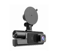 3-Channel Dash Cam Front Inside Rear, 1080P FHD Car Camera with Parking Monitor, Wide Angle Dashboard Camera for Vehicle Security