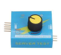 3 Channel Multi Servo Tester for RC Motor and ESC Testing with Three Stage Indicator - DC 4.2 to 6.0V - Simulates Transmitter Rudder for Governor and Motor Performance Verification