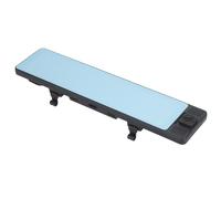 3 Channel Rear View Mirror Camera with Front, Rear, Inside Recording, 3 Display Modes, GPS Track, 180-degree Wide Angle Rearview Mirror Dash Cam