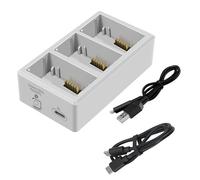 3 Channel Two Way Fast Charging Hub Station for Battery Device Sequential and Storage Case Two Way Station