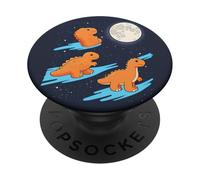 3 Chicken Nuggets Howling at Moon Funny Weird Cursed PopSockets Adhesive PopGrip