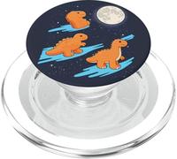 3 Chicken Nuggets Howling at Moon Funny Weird Cursed PopSockets PopGrip for MagSafe