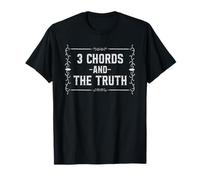 3 Chords And The Truth Guitar Saying T-Shirt
