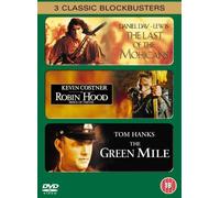 3 Classic Blockbusters: The Last of the Mohicans / Robin Hood: Prince of Thieves / The Green Mile [DVD]