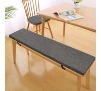 3 cm thick seat cushion, bench cushion, bench cushion, washable chair cushion, bench cushion, garden bench cushion, outdoor, seat cushion, large for chair, floor, office chair ( Color : Dunkelgrau , S