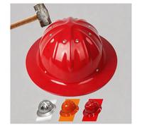 3-color Aluminum Alloy Hard Hat with a Removable Liner, Professional Workers Helmet，features a Suspension System with Adjustable Straps, a 4-point Retention System, and a Reinforced Top Plate.