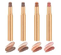 3 Color Eyeshadow Stick,Shimmer Cream Eyeshadow Sticks, 3-in-1 Waterproof Long-Lasting Crease-Proof Eye Makeup for Quick Daily Wear,Multi-Use Cream Makeup for Easy Application,Silky Smooth