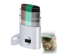 3 Color Face Paint Sticks Glow in the Dark Neon Army Camo Makeup Kit Waterproof Sweat-Resistant Non- for Hunting Military Training Halloween Outdoor Activities Fancy Dress Tactical Use