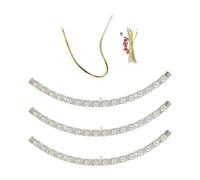 3 Color LED Ceiling Fan Light with Silent Motor and Lens Technology Bedroom Lighting Fixture 3 Tone LED Lamp for Home Illumination