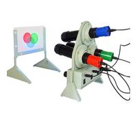 3-Color Light Source Demonstrator, Light Color Synthesis Experimental Device, Light Source Direction & Intensity Adjustable, Physics Teaching Aid for Students and Teenagers
