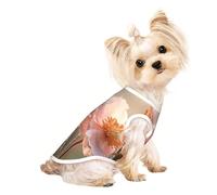 3 Colorful Flowers Print Dog Shirt Summer Pet T-Shirts Stretchy Cats Dogs Tee Shirt Sleeveless Tank Top Dog Vest
