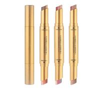 3 Colors Dual-Ended Gradient Eyeshadow Stick, 6 Colours in 1 Eyeshadow Stick, Glitter Classy Eye Shadow Sticks, Smudge-Proof Dimensional Natural Lazy Person's Eye Makeup，3PC