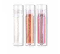 3 Colors Glitter Liquid Eyeshadow Set,Sparkle Colorful Liquid Eyeliner Makeup Set,Long Lasting Gel Formula,Waterproof Quick-Drying,High-Impact Multi-Dimensional Finish,Non-greasy,Precision Applicator