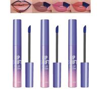 3 Colors Lip Stain Peel Off, Peel off Lip stain, Lip Tint Stain, Peel off Lip Liner Stain, Lip Stain Peel off Tint Tattoo Color Waterproof Long-Lasting, No Smudging