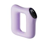 3 Colors Multifunctional Full-Body Fascia Ring, Abdominal Massager for Fat Burning, 5 Intensity Levels & 3 Massage Modes, Ergonomic Handheld Fascia Massager, for Belly Waist Arms Legs (Purple)