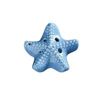 3 Colors Ocarina 6 Hole Ocarina Alto C Tone Beginner Ocarina Teaching Ceramic Pendant (Color : 01)