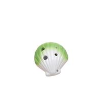 3 Colors Ocarina 6 Hole Ocarina Alto C Tone Beginner Ocarina Teaching Ceramic Pendant (Color : Green)
