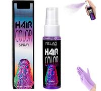 3 Colors Washable Hair Colour Spray, Temporary Coloured Sprays Instant Styling, Temporary Vibrant Colored Hair Dye for Cosplay, Prom, Party, Christmas, Halloween (1 Pcs-A)
