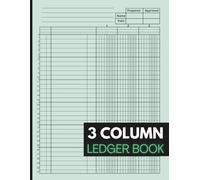 3 Column Ledger Book: Simple 3 Column Accounting Ledger | 120 Pages for Income, Expense & Budget Tracking Organizer | Perfect for Freelancers & Personal or Small Business Use