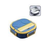3. Compact Multi Compartment Food Container with Locking Lid - Ideal for Office Lunches Snacks and On-The-Go Student Lunch Box